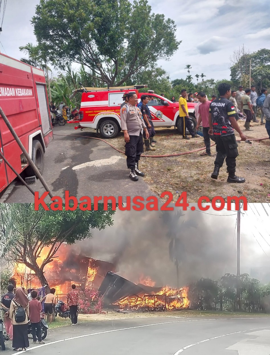 Lengah Saat Masak, Satu Unit Rumah Warga Simpang Lancang Hangus Dilahap Sijago Merah