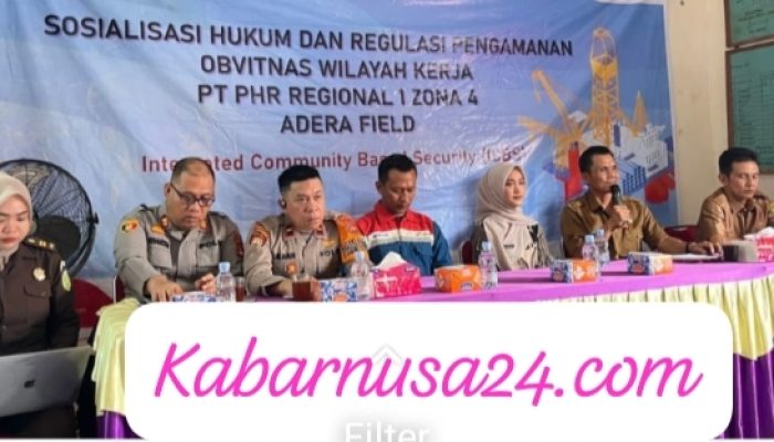 Sosialisasi Hukum dan Regulasi Pengamanan Obvitnas di Adera Field, Kapolres PALI Tekankan Pentingnya Sinergi