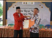 BPN Bondowoso Gelar Penandatanganan Massal 13 Akta Ikrar Wakaf di Desa Pancoran sebagai Upaya Memberikan Kepastian Hukum