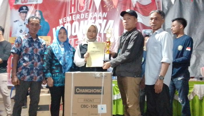 Malam Puncak Kemeriahan Pembagian Hadiah Lomba HUT RI Ke -80 Desa Purun