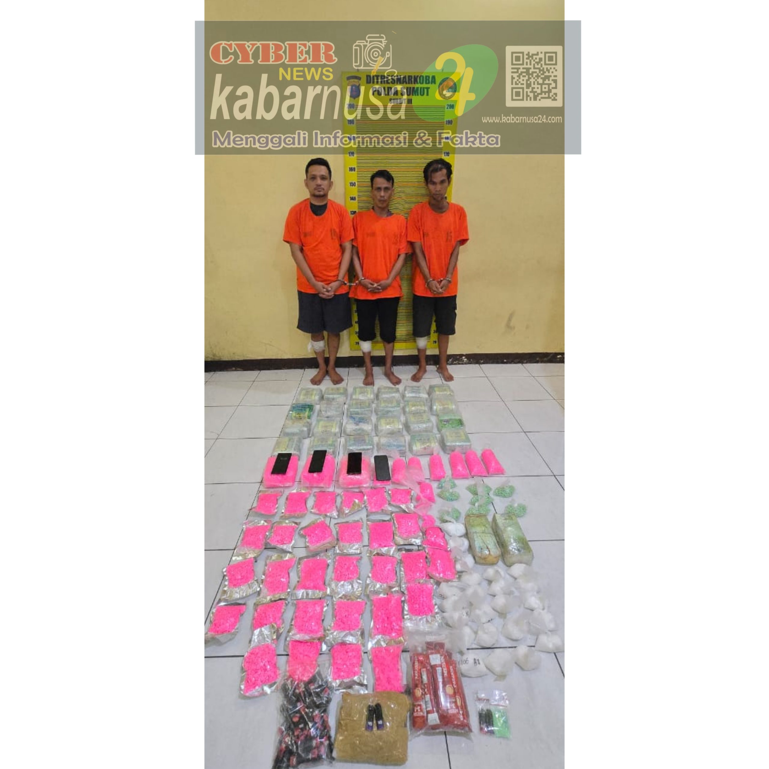 Sumut Ungkap Gudang Narkotika Jaringan Internasional di Medan, Puluhan Ribu Butir Ekstasi dan 26 Kg Sabu Disita