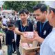 Jum'at Berkah, Mahasiswa KKN XXXVII Kelompok 17 Universitas Malikussaleh Bagikan Makanan Gratis
