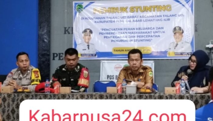 Cegah Stunting, Polsek Talang Ubi Hadiri Rembuk Bersama Warga Talang Ubi Barat