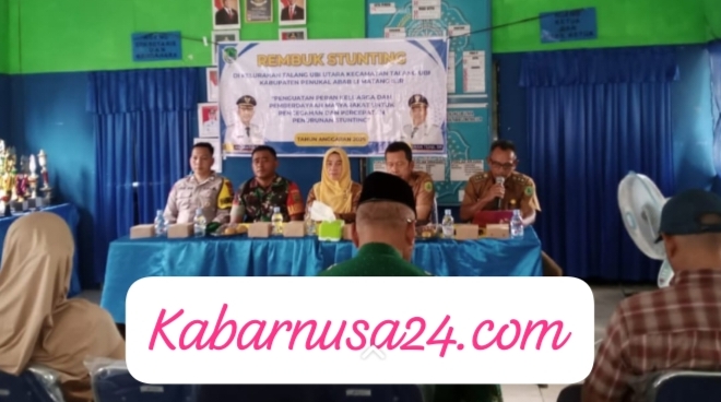 Perkuat Sinergi, Polsek Talang Ubi Dukung Rembuk Stunting di Kelurahan Talang Ubi Utara