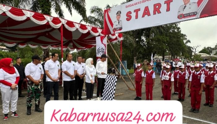 PALI Semarakkan HUT ke-80 RI: Ribuan Peserta Meriahkan Gerak Jalan dan Karnaval, Polres Pastikan Keamanan Maksimal