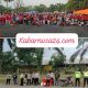 Polres PALI Kawal Ketat Jalan Santai dan Senam Sehat Semarak HUT RI ke-80