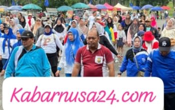 Jalan Santai HUT ke-27 PAN di PALI Berlangsung Meriah, Polres PALI Pastikan Keamanan Kondusif