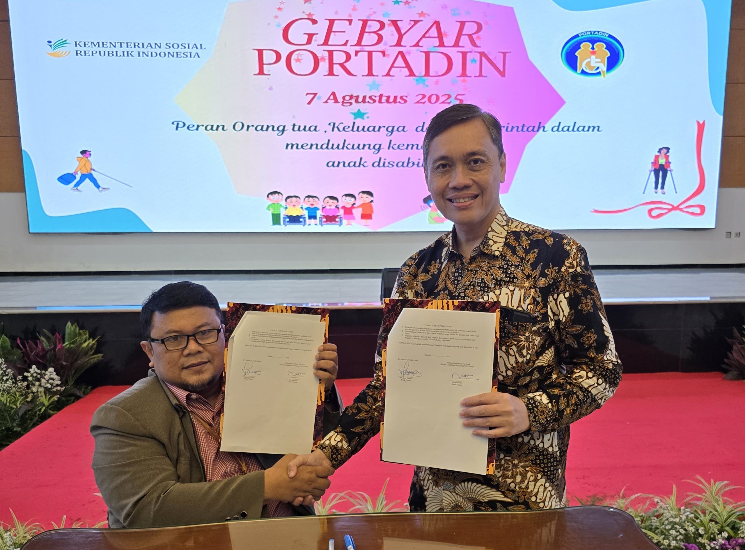 Kolaborasi PORTADIN dan PT IMG: Mendorong Inklusi Disabilitas Melalui Kerja Sama Media