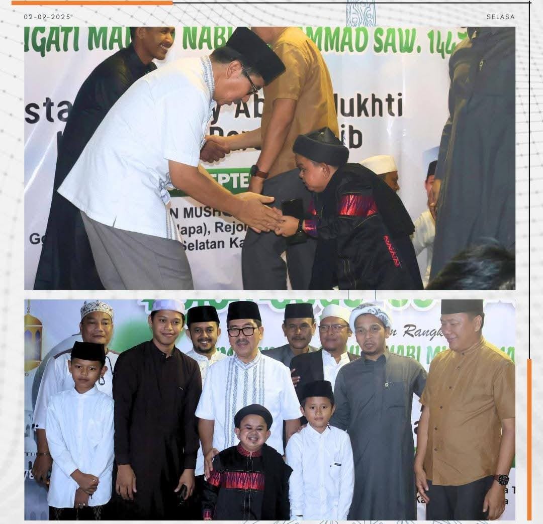 Bupati Lampung Utara Hadiri Peringatan Maulid Nabi Muhamad SAW 1447 H