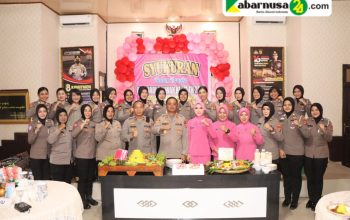 Peringati  Hut Polwan  Ke – 77 Polwan PolresLampung  Utara Gelar  Syukuran,
