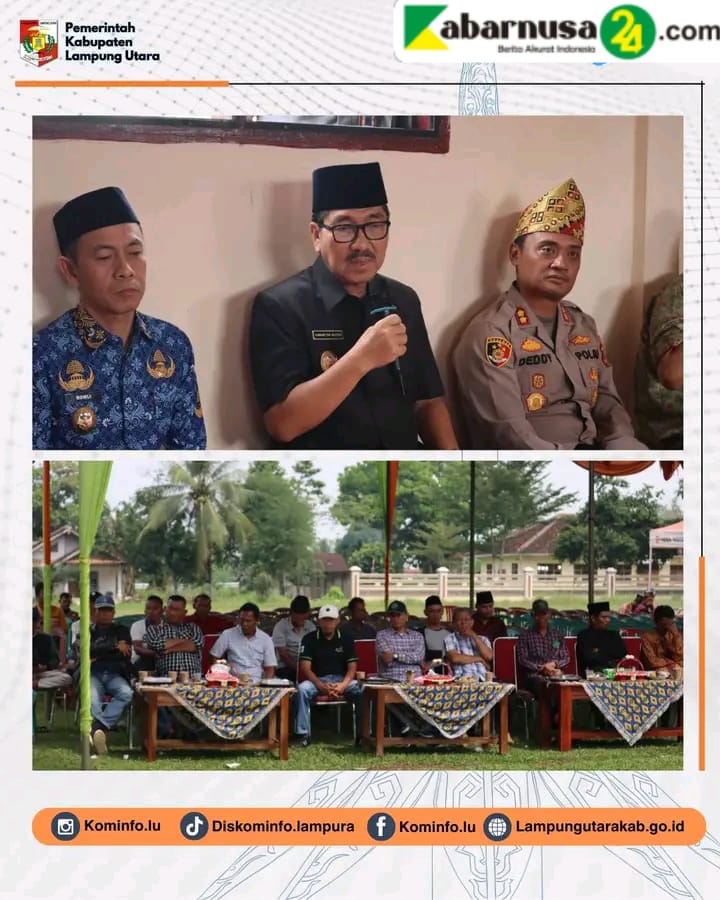 Respon Cepat Pemkab Lampung Utara Fasilitasi perdamaian