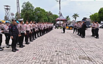 Polda Lampung  Lakukan Pengamanan,Pertandingan  Bhayangkara  Presisi  Lampung  FC  VS Persik