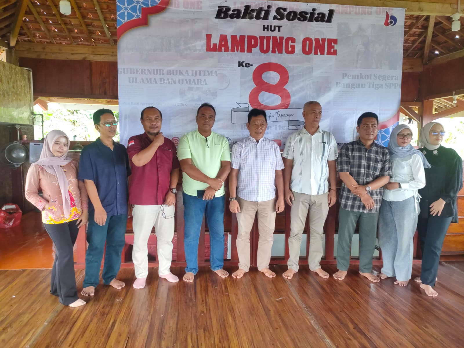 Media LampungOne Resmi Merayakan HUT Yang Ke- 8