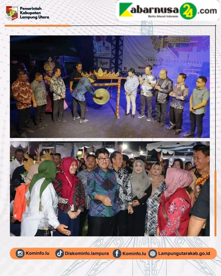 Lampura Fest 2025 Resmi Dibuka, Wujud Sinergi Lintas Sektor Dorong Ekonomi Kerakyatanr