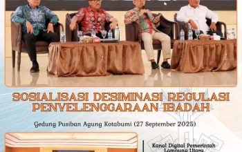 Sosialisasi  Desiminasi  Regulasi Penyelengaraa Ibadah