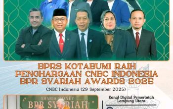 BPRS Kotabumi  Raih Penghargaan  CNBC Indonesia  BPR Syariah Awards  2025