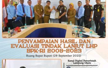 Penyampaian Hasil Dan  Evaluasi Tindak Lanjut  LHP BPK – RI 2009 – 2023