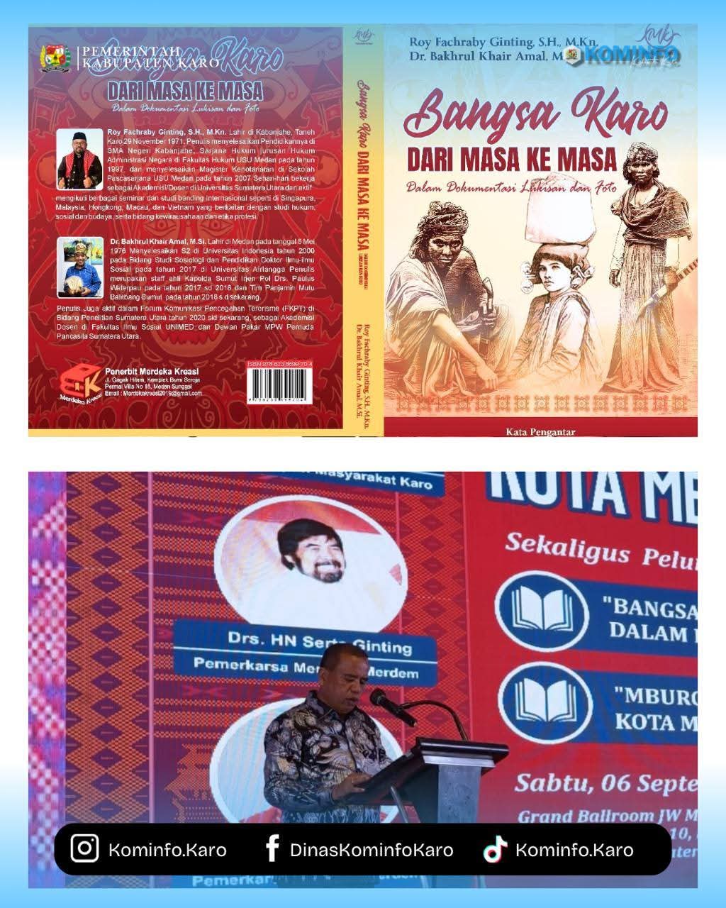 Bupati dan Wakil Bupati Karo Menghadiri Kerja Tahun Merdang Merdem Kuta Medan Tahun 2025