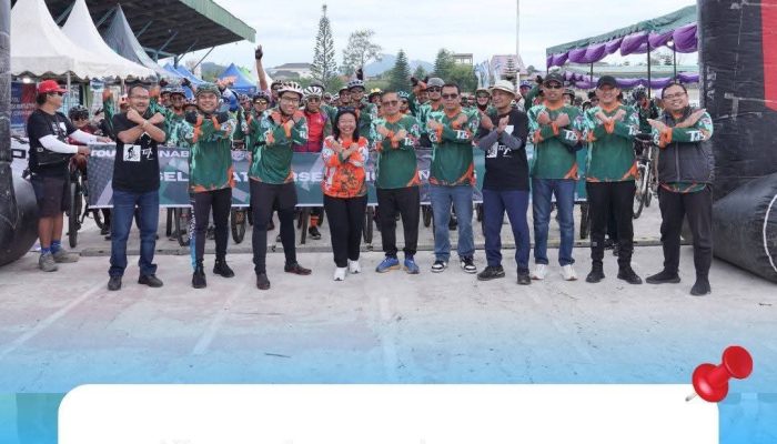 Wakil Bupati Karo Melepas 800 Peserta Karo Tour de Sinabung X 2025