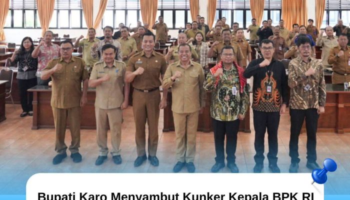 Bupati Karo Menyambut Kunjungan Kerja Kepala BPK RI Perwakilan Sumut Dalam Rangka Audit Kinerja Ketahanan Pangan Kab.Karo 2025