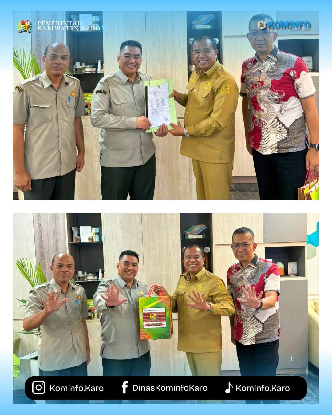 Bupati Karo Hadiri Rakor Hilirisasi Komoditas Perkebunan di Jakarta