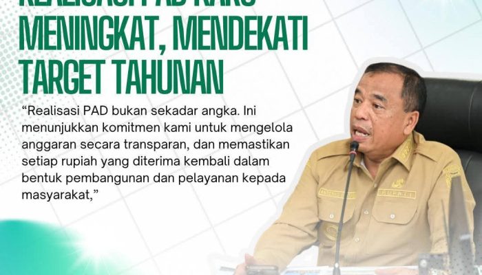 Realisasi PAD Karo Meningkat, Mendekati Target Tahunan