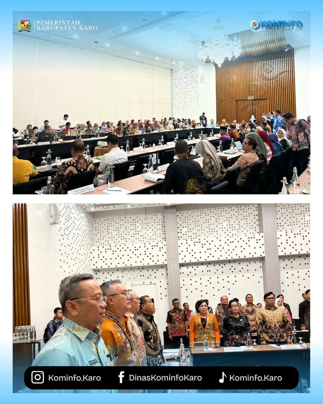 Bupati Karo menghadiri Rakor Lintas Sektor Direktorat Jenderal ATR/BPN Bupati Karo menghadiri Rakor Lintas Sektor Direktorat Jenderal ATR/BPN