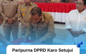 Paripurna DPRD Karo Setujui Perubahan APBD Tahun Anggaran 2025