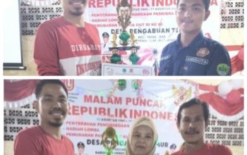 Pemerintah Desa Pengabuan Timur Membagikan Hadiah Perlombaan HUT RI – 80