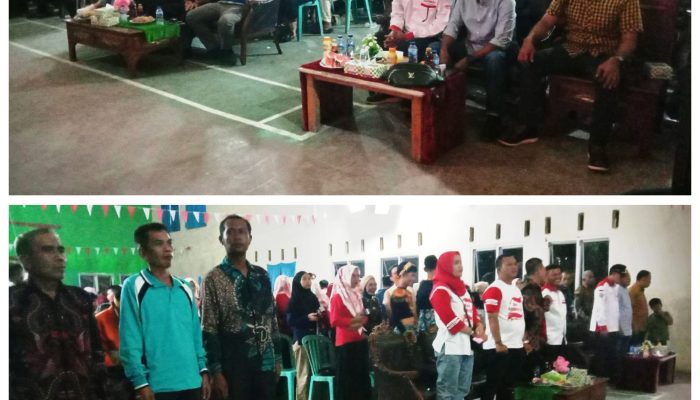 Dalam Rangka Memeriahkan Malam Punck HUT RI Ke – 80, Pemerintah  Desa Betung Selatan Membagikan Hadiah Perlombaan 