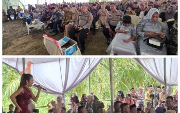 Polsek Talang Ubi Amankan Resepsi Pernikahan di Desa Benuang, Hadirkan Artis Ibu Kota Rara LIDA Sebagai Tamu Hiburan Utama
