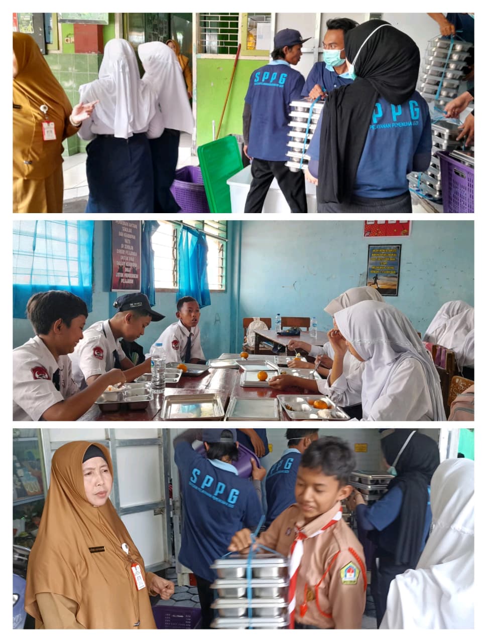 681 Siswa SMPN 5 Terima Manfaat Program MBG : Antusias Tinggi