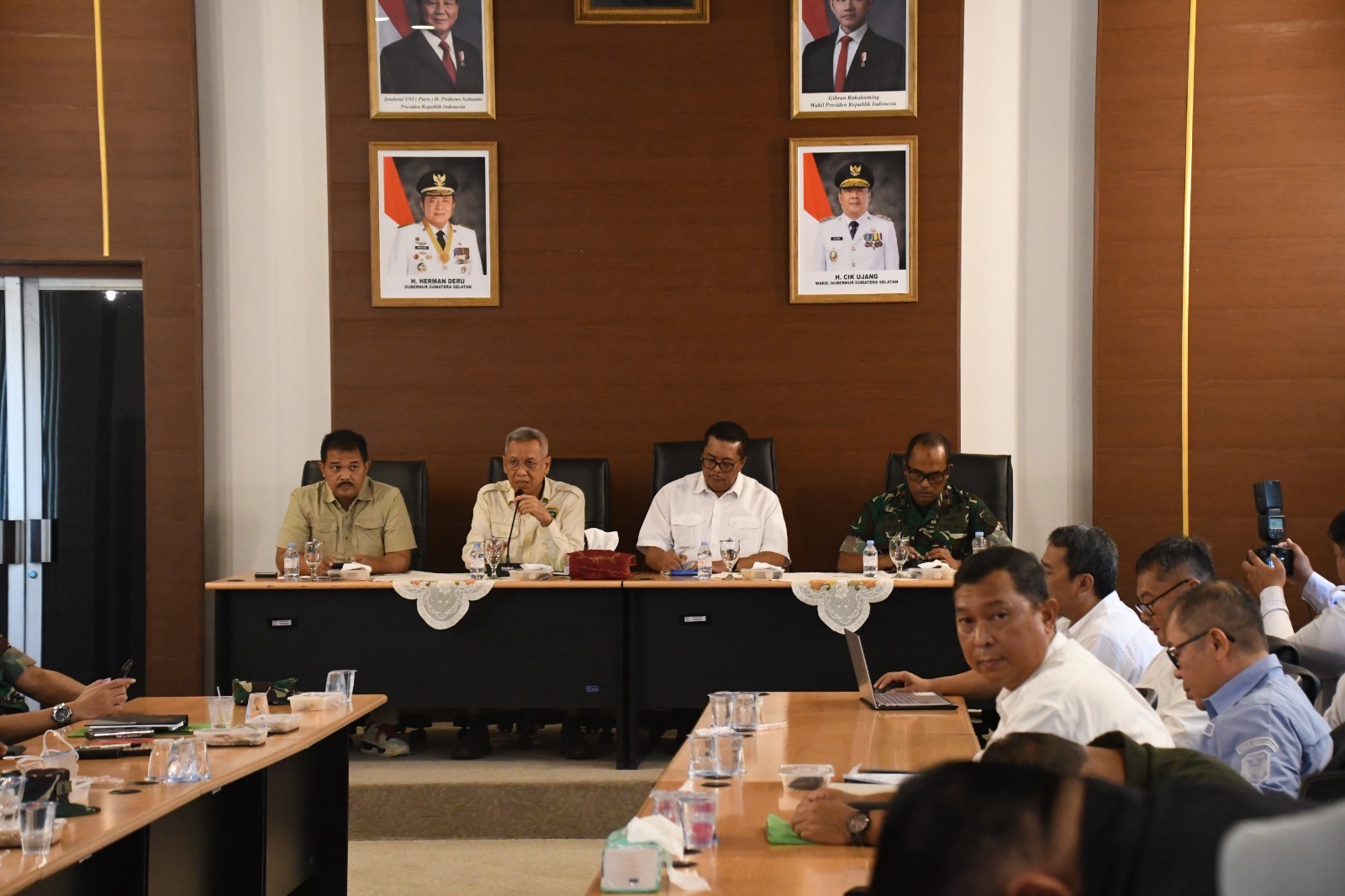 Danrem 044/Gapo Ikuti Rapat Koordinasi Cetak Sawah dan Optimasi Lahan Prov. Sumsel
