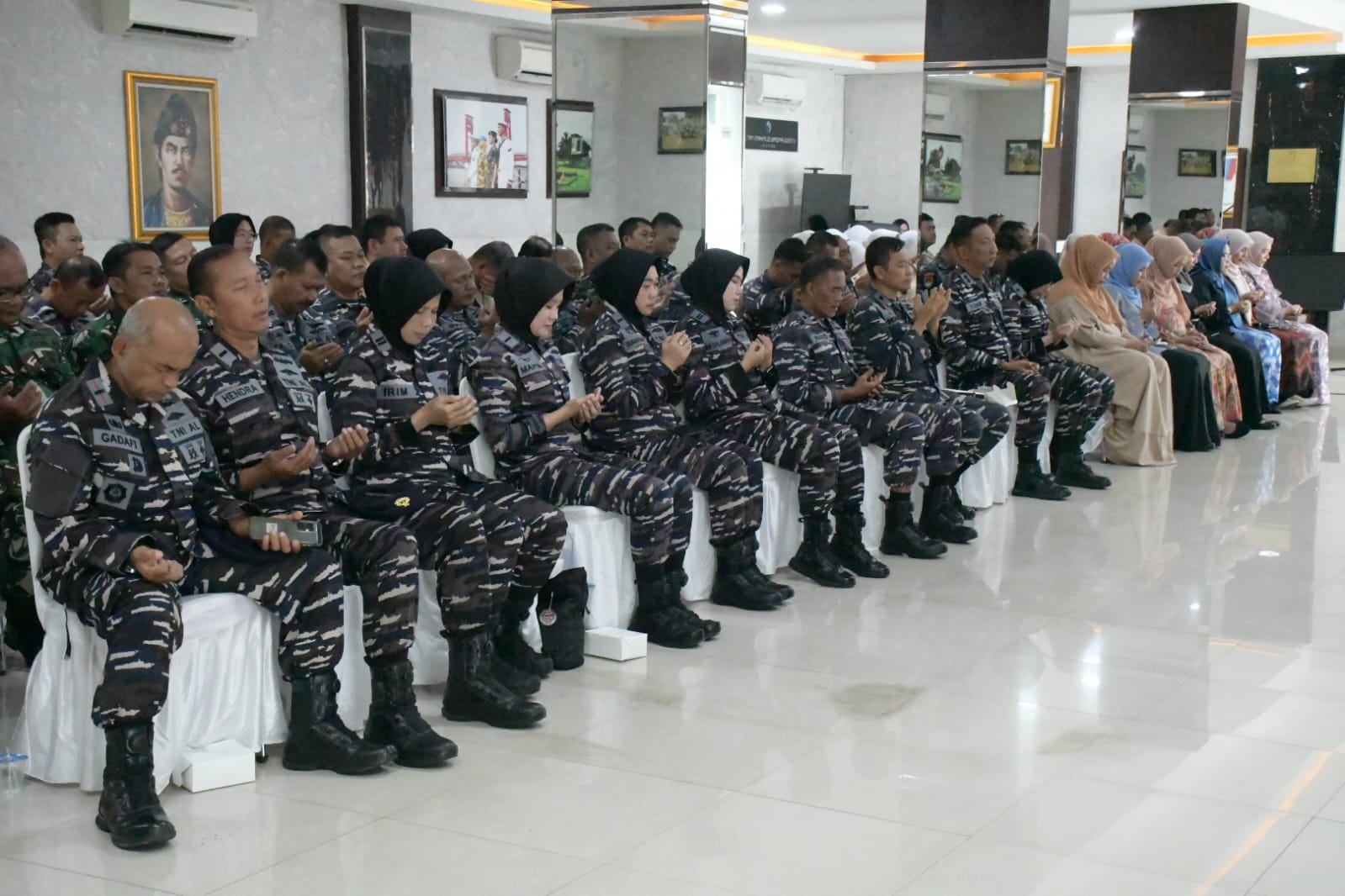 Lanal Palembang Peringati Maulid Nabi ,Teladani Akhlak Rosulullah