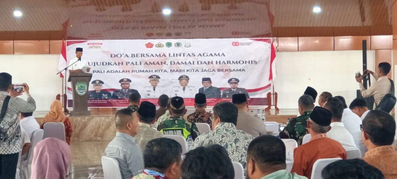 Doa Bersama Lintas Agama, Bupati PALI: Mari Jaga Persatuan demi Daerah Yang Damai dan Harmonis