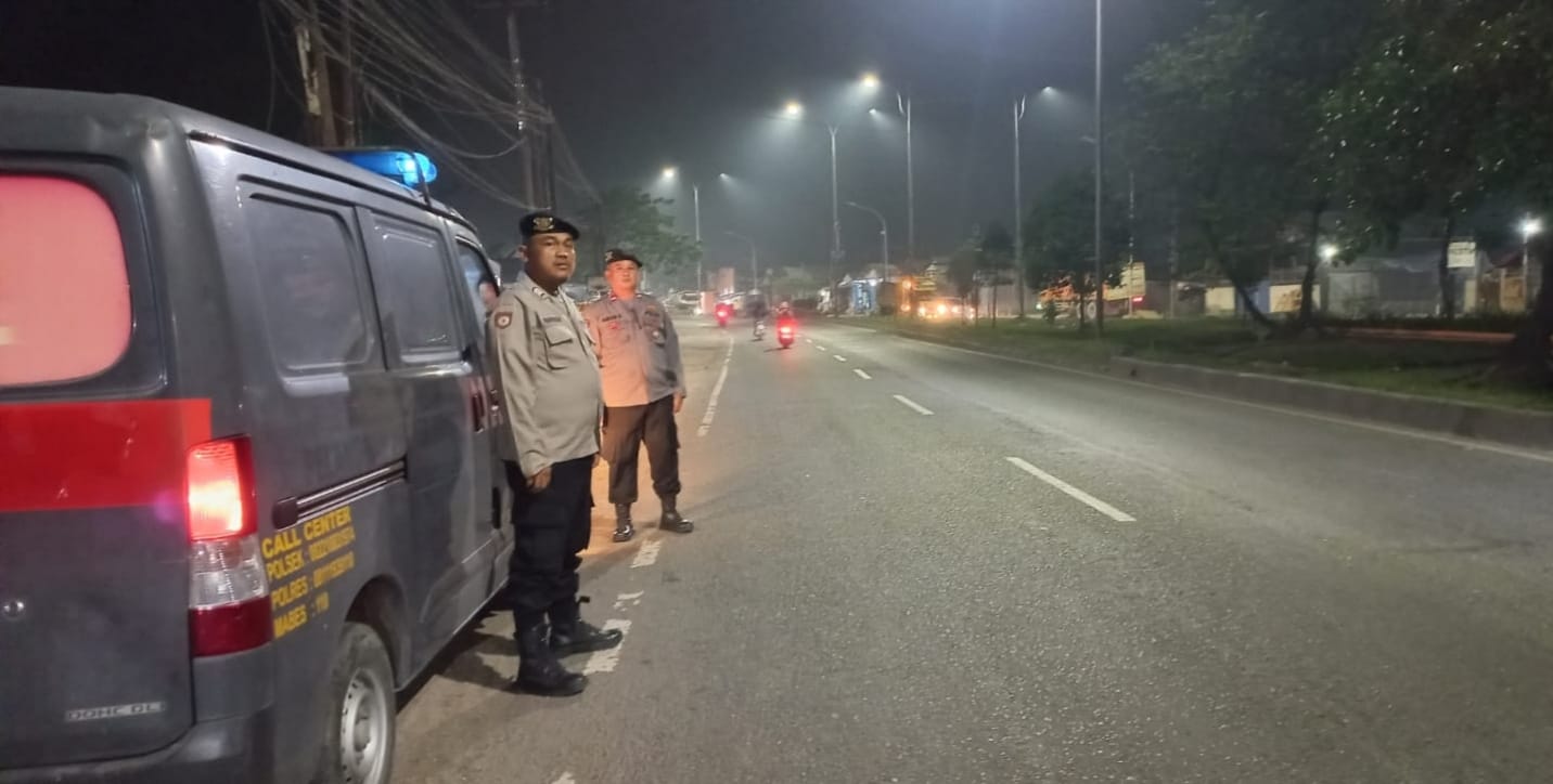 Keamanan Wilayah Jadi Prioritas, Polsek Cikarang Timur Gelar Patroli Malam