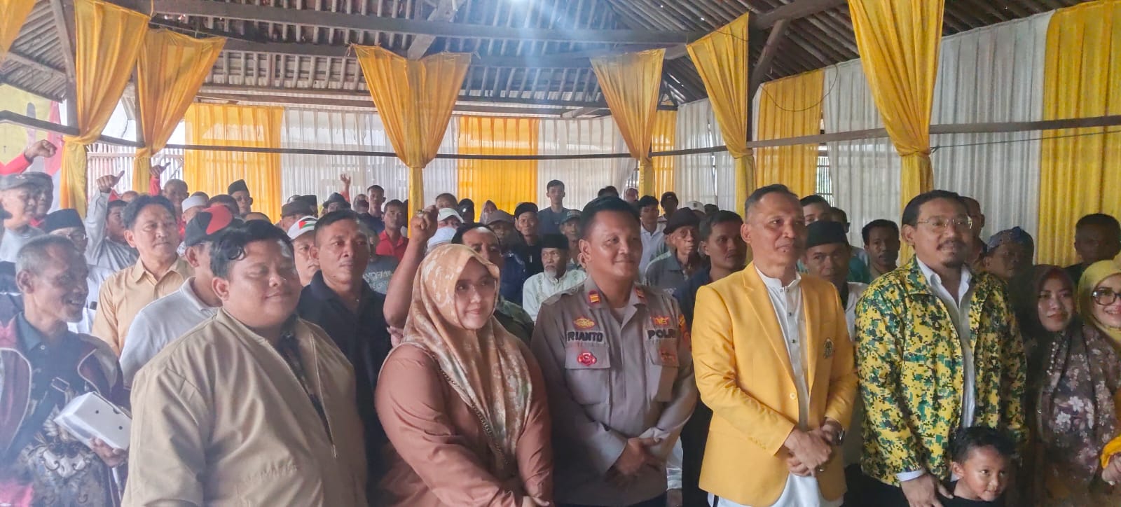 Polsek Cikarang Pusat Amankan Kegiatan Reses Anggota DPRD Bekasi