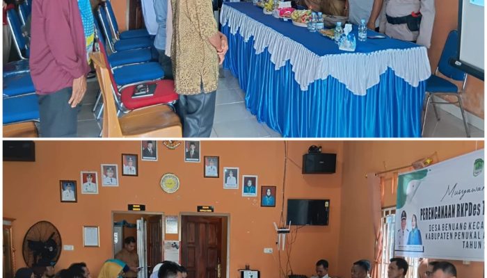Musyawarah Desa Benuang Tahun 2026 Berjalan Kondusif, Polsek Talang Ubi Pastikan Pengamanan Maksimal