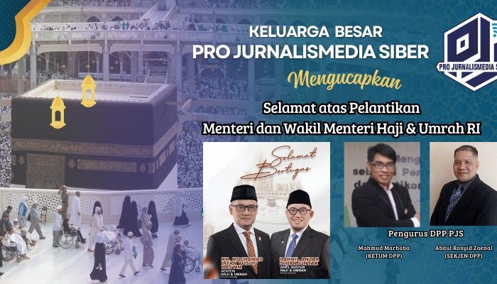 Pelantikan Menteri dan Wamen Haji: PJS Siap Kawal Transparansi dan Pelayanan Umat
