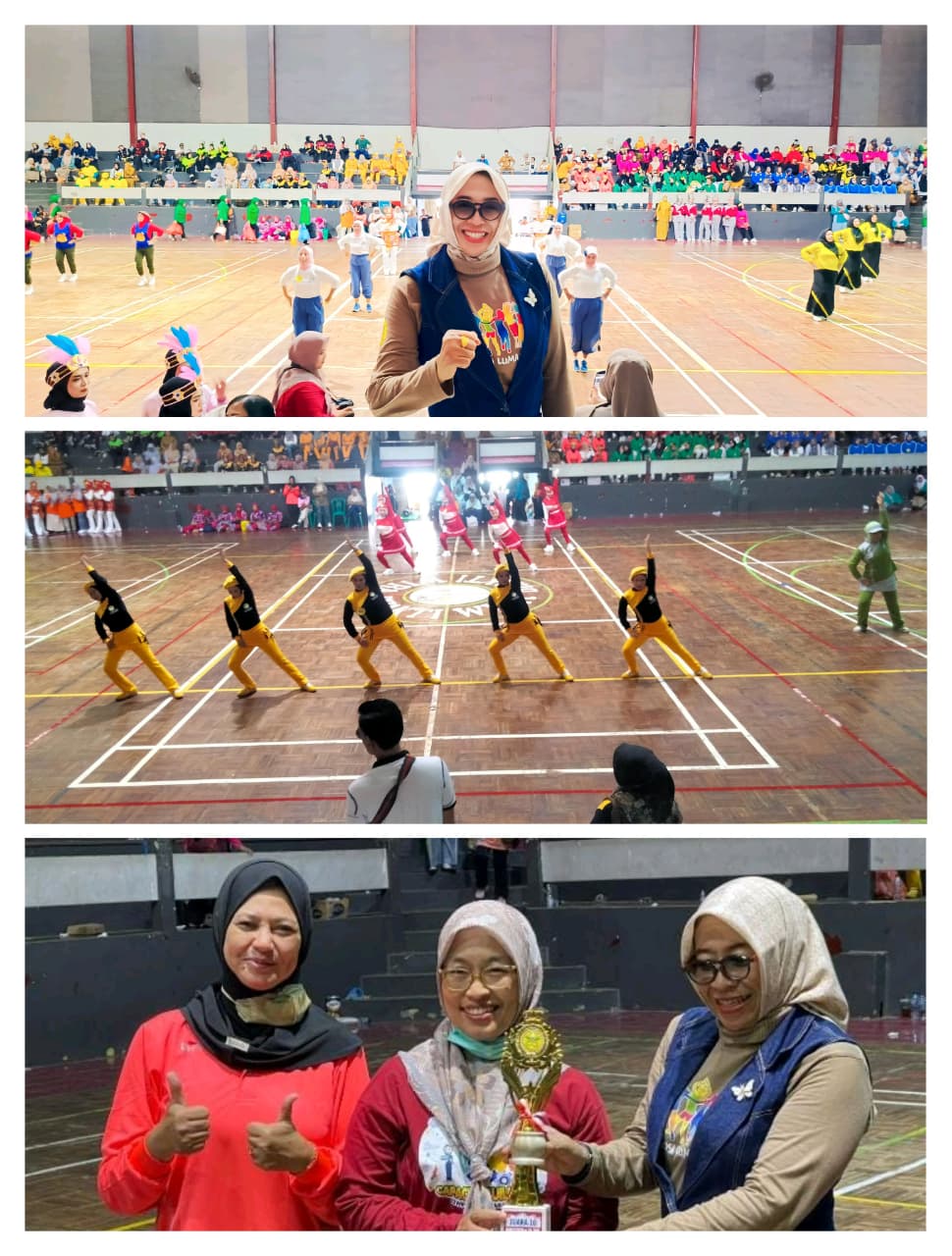 PERWASI Menggelar Lomba Senam Sehat, Bugar 