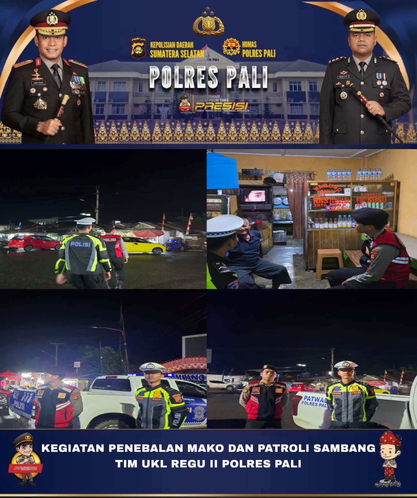 Polres PALI Terus Menunjukkan komitmennya Dalam Menjaga keamanan dan ketertiban Masyarakat