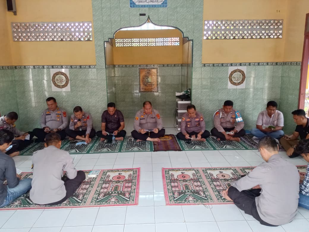Polsek Talang Ubi Gelar Binrohtal, Tingkatkan Iman dan Kekompakan Personel
