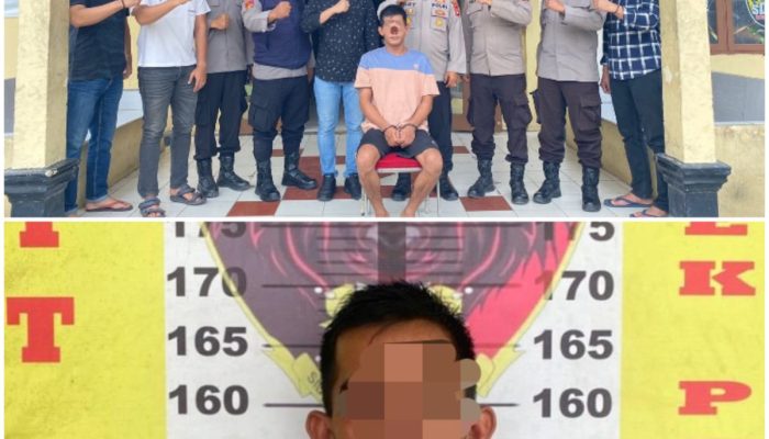  Unit Reskrim Polsek Penukal Abab Berhasil Amankan Terduga Pelaku Pencurian di Pasar Desa Betung  