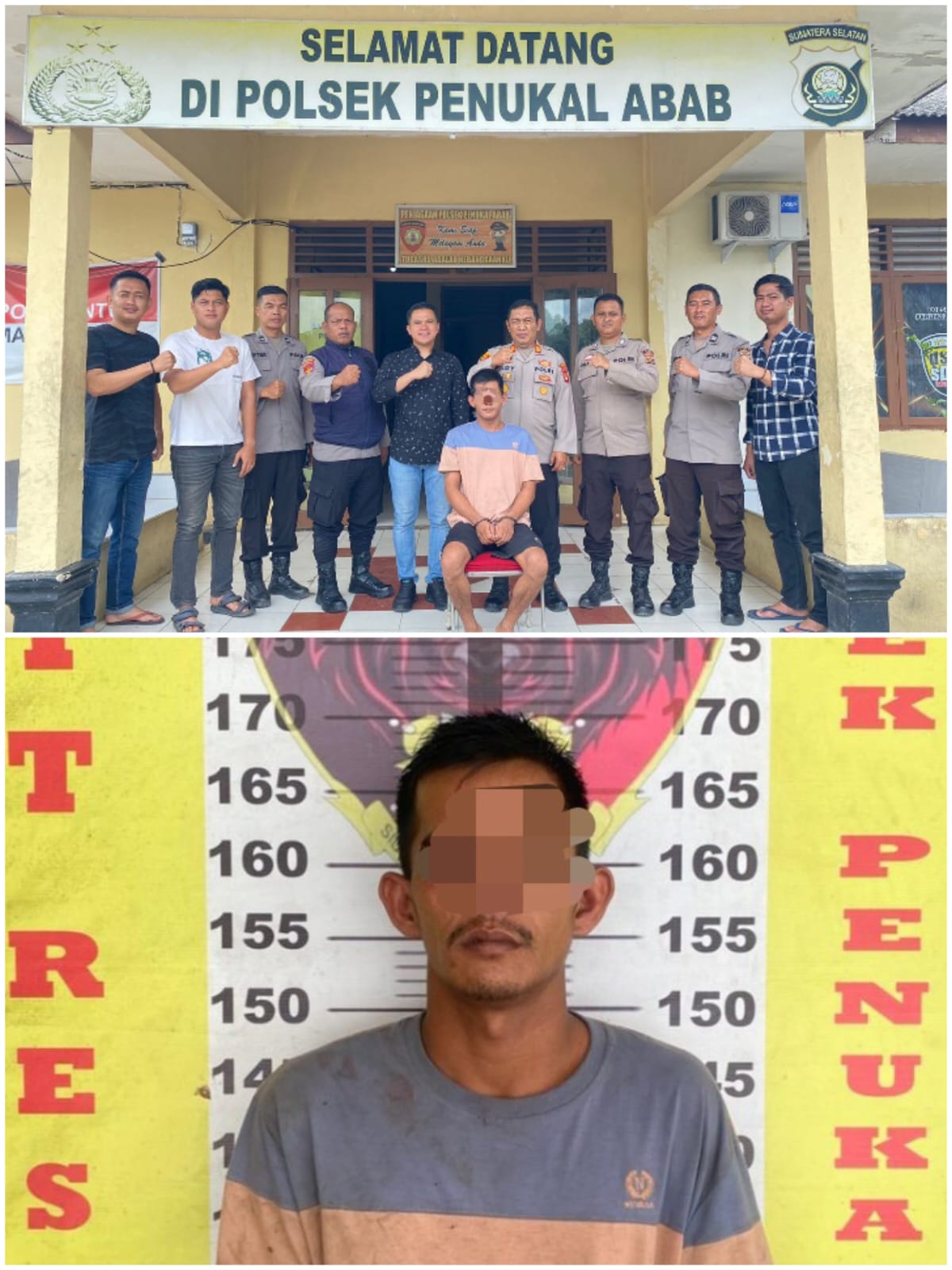  Unit Reskrim Polsek Penukal Abab Berhasil Amankan Terduga Pelaku Pencurian di Pasar Desa Betung  