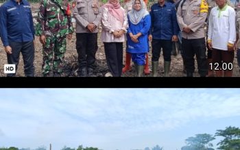 Polsek Tanah Abang Menghadiri Penanaman Jagung di Desa Pandan 