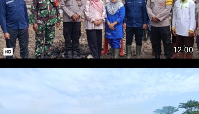 Polsek Tanah Abang Menghadiri Penanaman Jagung di Desa Pandan 