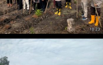 Kapolsek Penukal Abab AKP Dedi Kurnia, S.H, Hadiri Penanaman Jagung di Desa Gunung Raja 