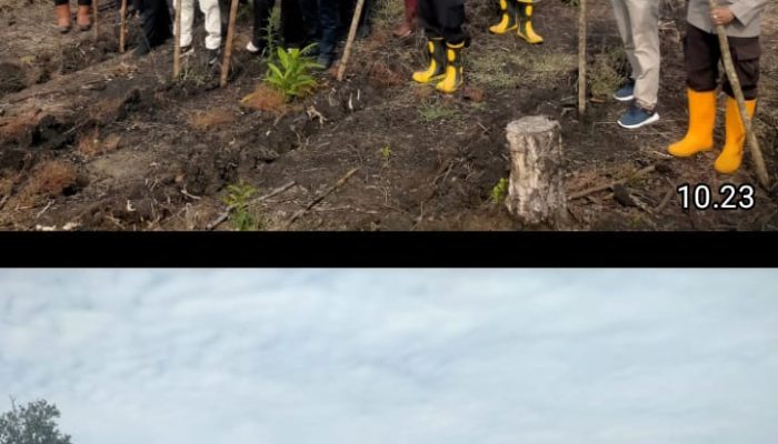 Kapolsek Penukal Abab AKP Dedi Kurnia, S.H, Hadiri Penanaman Jagung di Desa Gunung Raja 