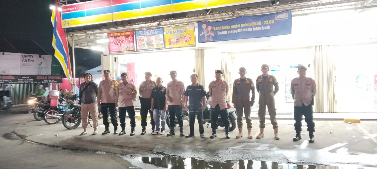 Ops Cipta Kondisi Polsek Cibarusah, Berhasil Ciptakan Keamanan Wilayah