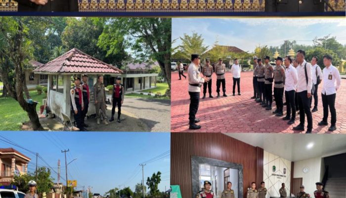 Polres PALI Gelar Patroli Skala Besar dan Penebalan Mako, Wujudkan Sitkamtibmas Kondusif